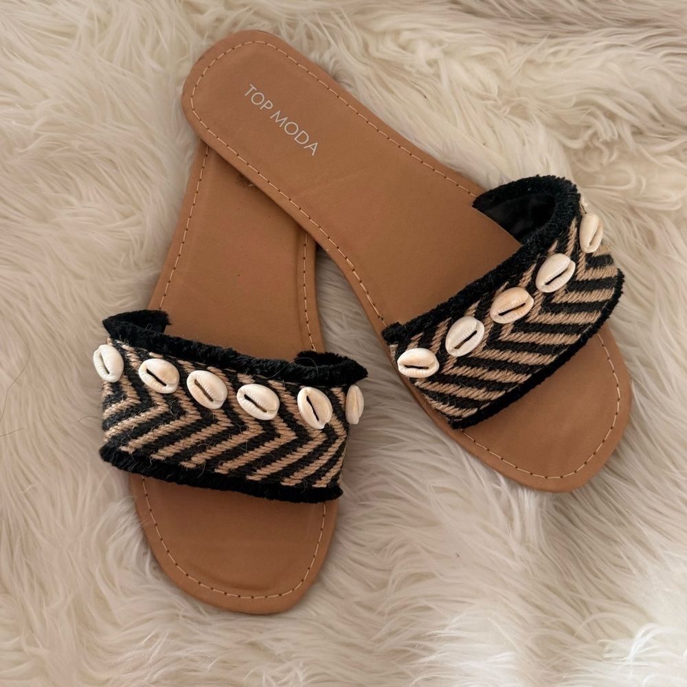 Seashell sandals